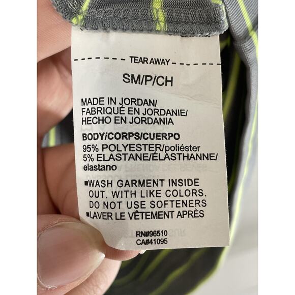 Under Armour Shirt Mens Small Gray Striped Playoff Polo HeatGear Golf 1351130 - Picture 8 of 11